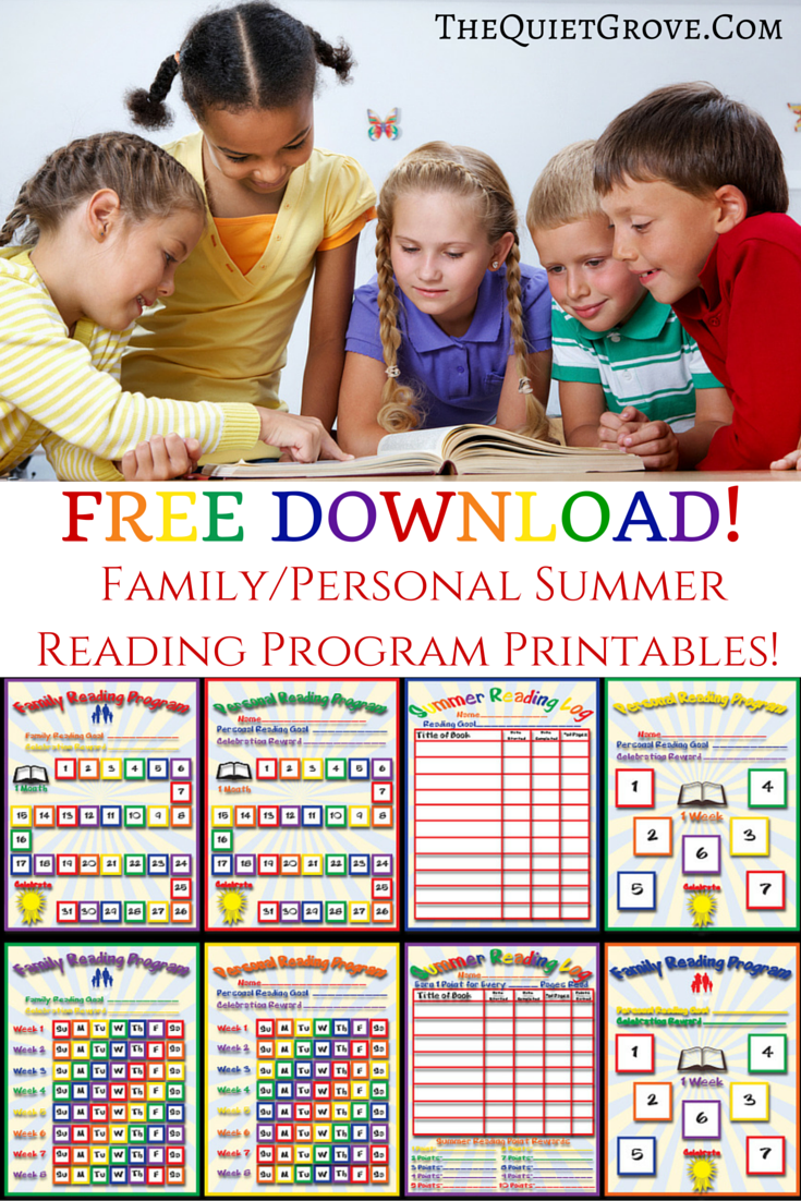 FREE Summer Reading Printables ⋆ The Quiet Grove