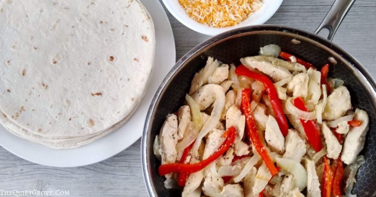 Quick & Easy Italian Chicken Fajitas