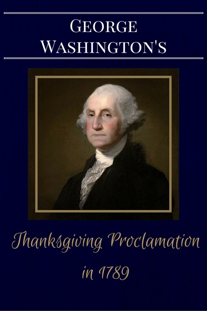 George Washington's Thanksgiving Proclamation in 1789