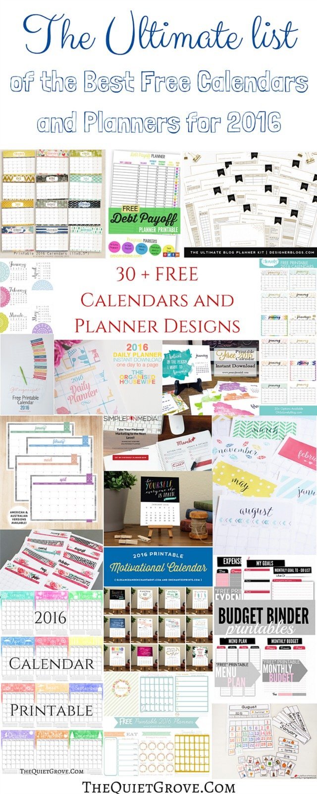 The Ultimate list of the Best Free Calendars and Planners for 2016