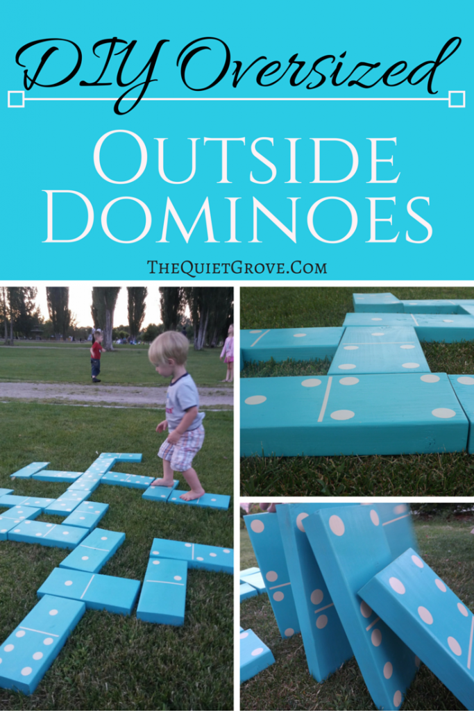 DIY Oversized Outside Dominoes