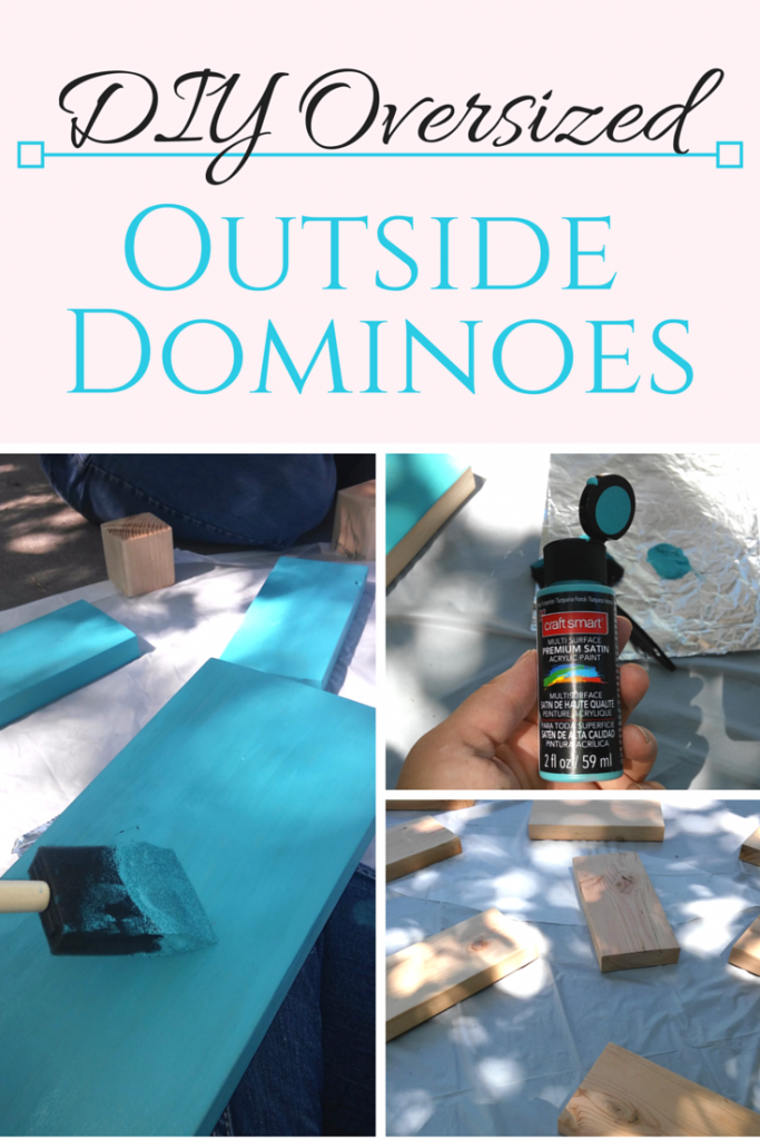 DIY Oversized Outside Dominoes