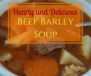 Hearty and Delicious Beef Barley Soup