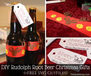 DIY Rudolph Root Beer Christmas Gift