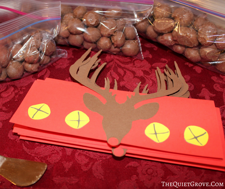 DIY Rudolph Bag Toppers (FREE SVG Cut File)