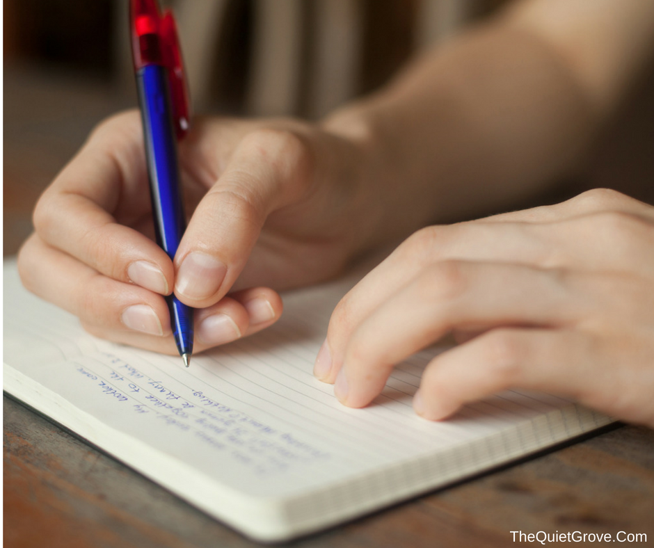 keeping a thankful journal