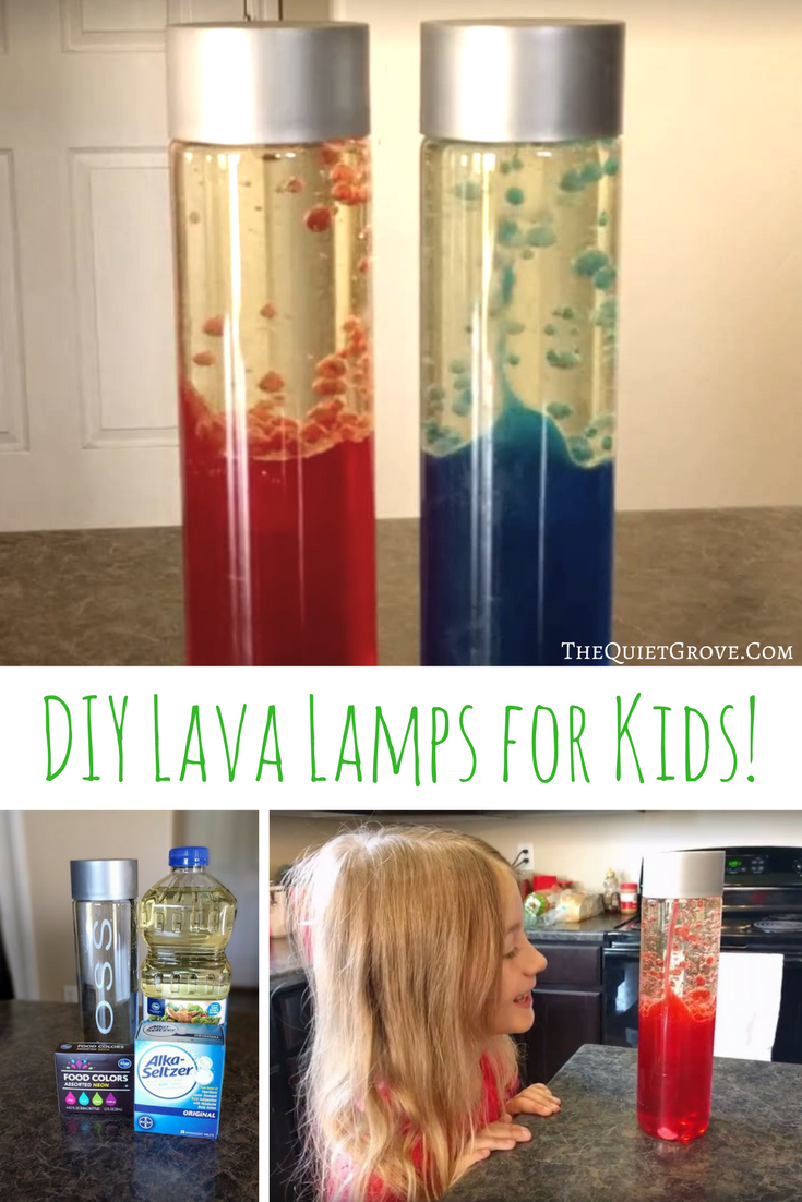 DIY Lava Lamps for Kids! ⋆ The Quiet Grove