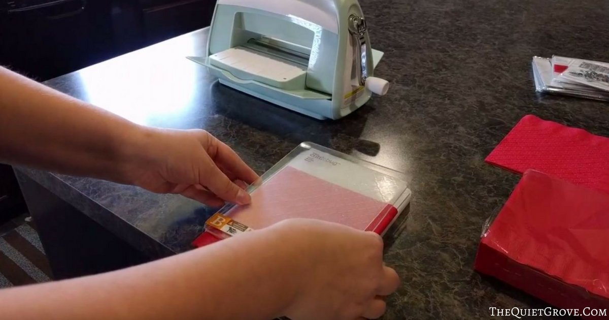 How to Emboss Paper Napkins with a Cricut Cuttlebug ⋆ The Quiet Grove