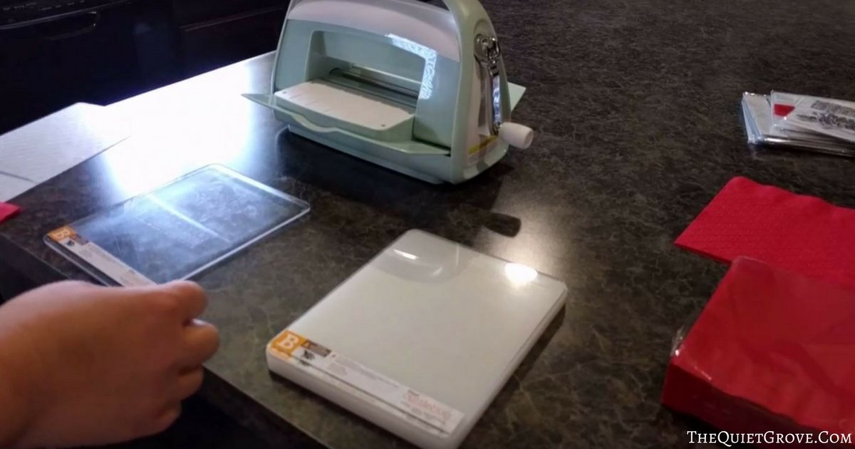 How to Emboss Paper Napkins with a Cricut Cuttlebug ⋆ The Quiet Grove