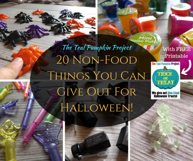 The Teal Pumpkin Project: 20 Non-Food Things You Can Give Out For Halloween