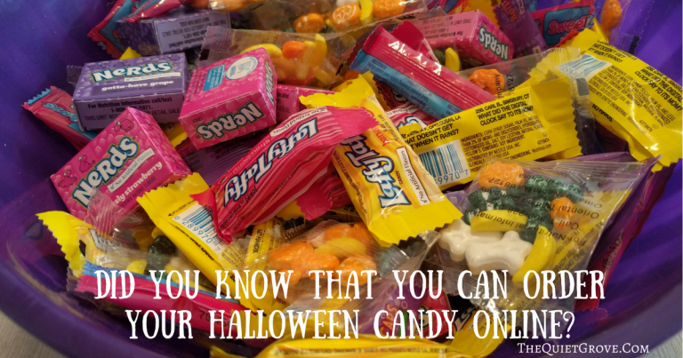 Did you know that you can order your Halloween Candy online?