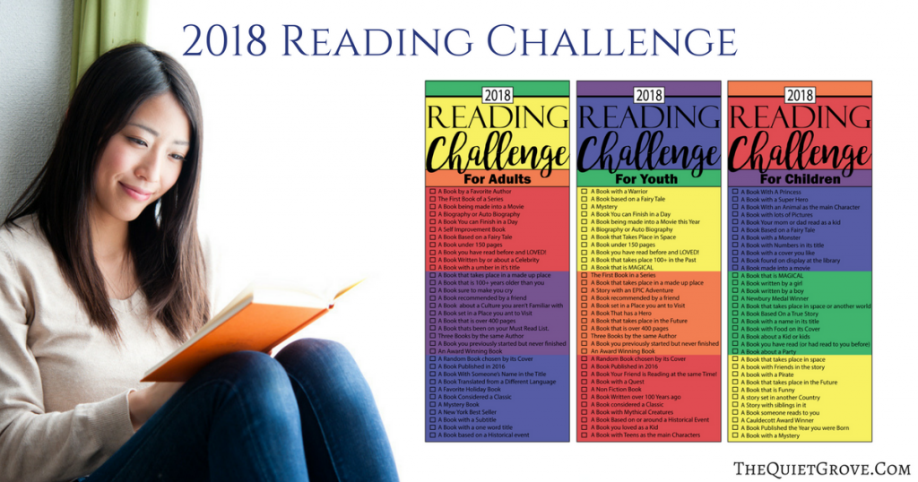 2018 Reading Challenge (With FREE Printables for Adults, Youth, and ...