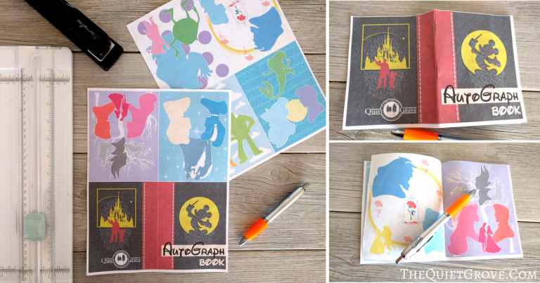 Free Printable Autograph Book (For Your Next Disneyland Vacation)