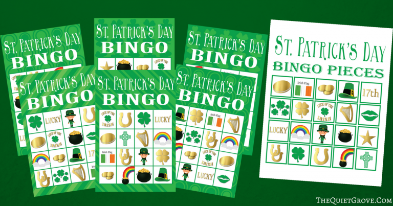 Free Printable St. Patrick's Day BINGO