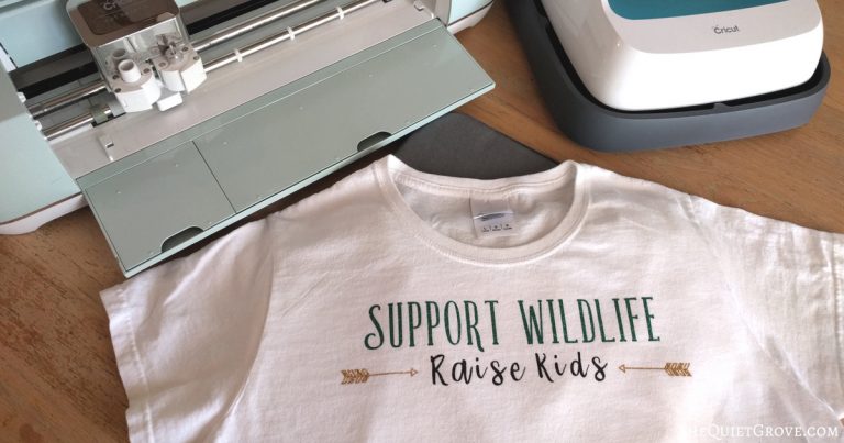 DIY "Support Wildlife: Raise Kids" Mom Shirt