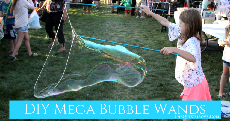 DIY Mega Bubble Wands
