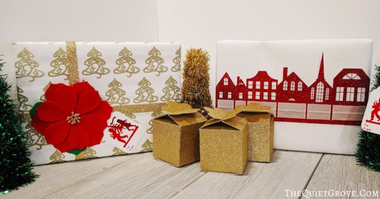 Creative DIY Holiday Gift Wrapping Made With Your Cricut