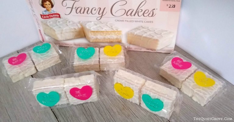 DIY Conversation Heart Valentine Cakes Made With Cricut!