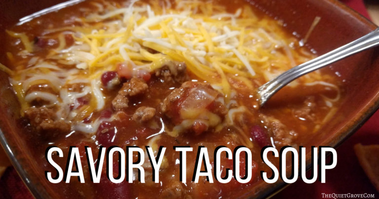 Savory Taco Soup 
