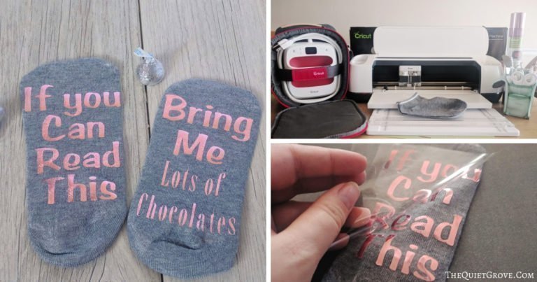 How to customize your socks with Cricut Iron-on & the Easypress 2