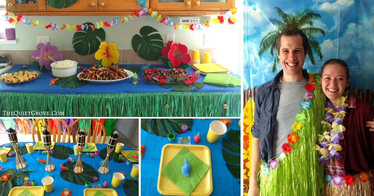 How to Throw an Indoor Luau Party ⋆ The Quiet Grove