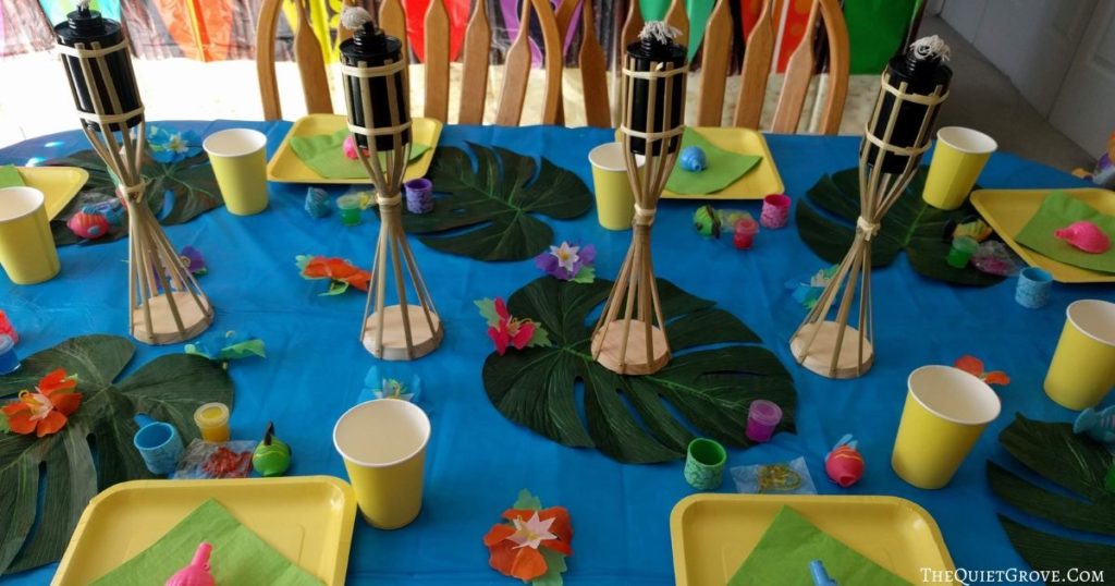 How to Throw an Indoor Luau Party ⋆ The Quiet Grove