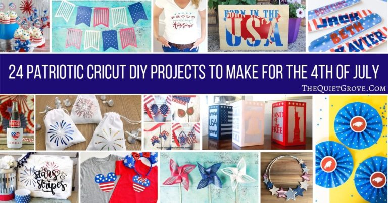 24 Patriotic Cricut DIY projects to make for the 4th of July
