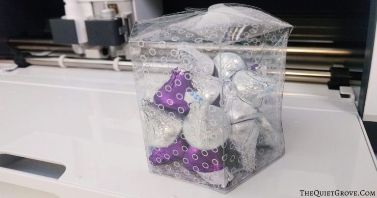 Easy Cricut DIY Acetate Treat box