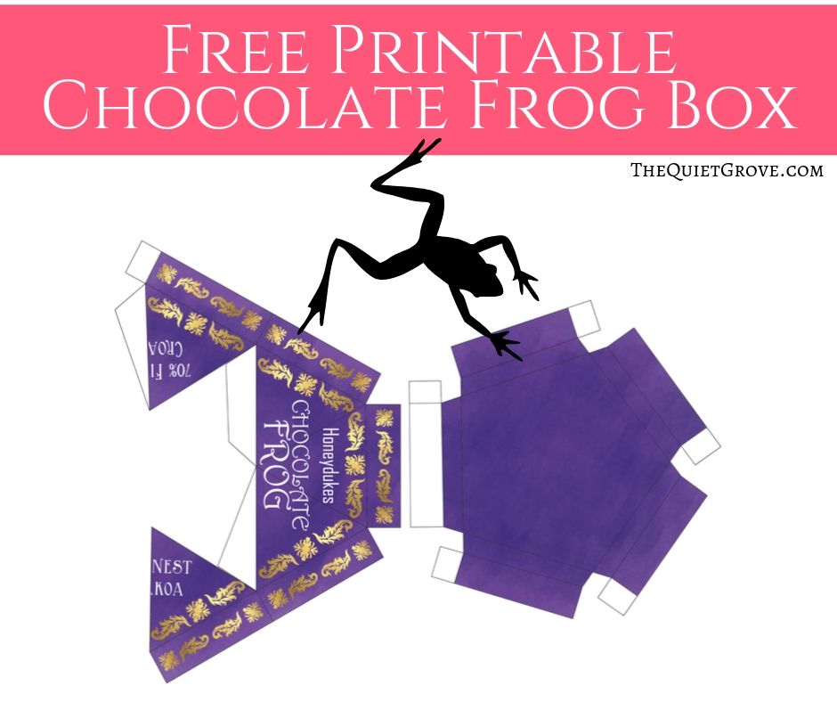 DIY Chocolate Frog Boxes Wizard Cards (with Free Printables) ⋆ The