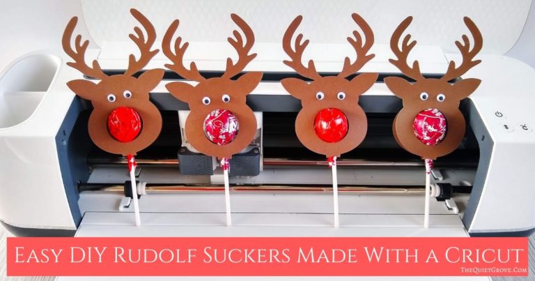 Easy DIY Rudolf Suckers Made With a Cricut