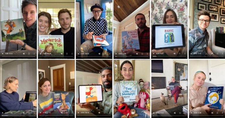 Celebrities Read Children's Books For Free Online For A Good Cause. (Find out where to watch these Videos!)