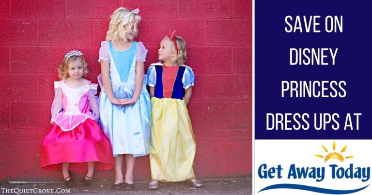 Save on Disney Princess Dress Ups At Get Away Today