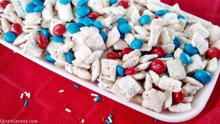 Image for Patriotic Cake Batter Muddy Buddies