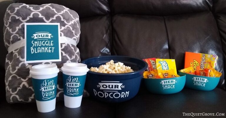 DIY Movie Date Night at Home with Cricut
