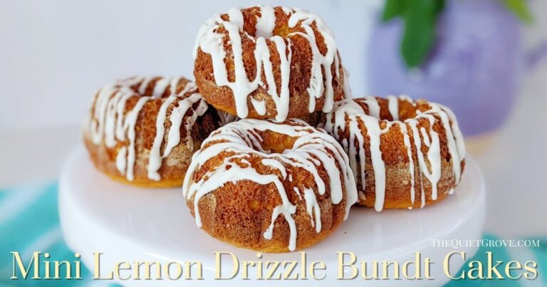 Mini Lemon Drizzle Bundt Cakes