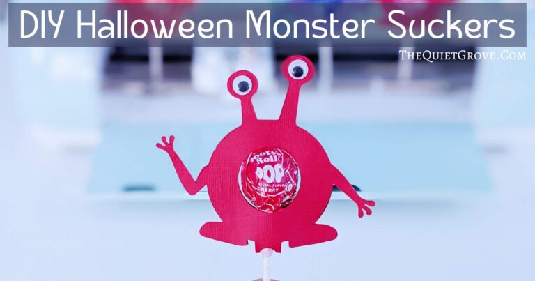 DIY Halloween Monster Suckers (+ FREE SVG Cut file)