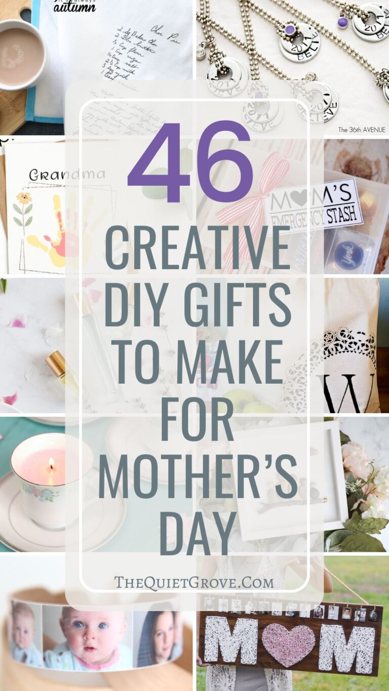 46 Creative DIY Gifts to Make for Mother’s Day