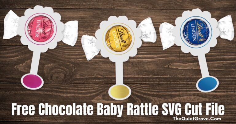 Free Chocolate Baby Rattle SVG Cut File