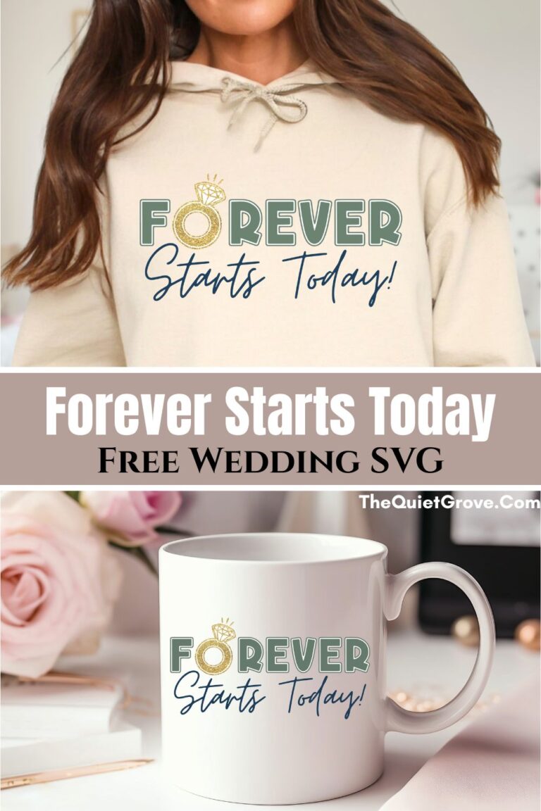 Forever Starts Today Free Wedding SVG