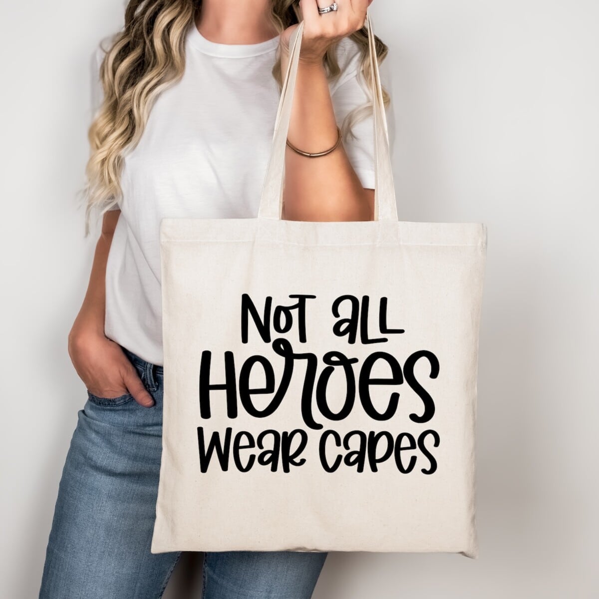 Image for Not All Heroes Wear Capes SVG Cut File