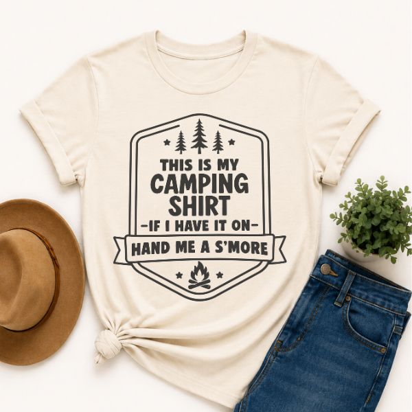 Image for This Is My Camping Shirt SVG