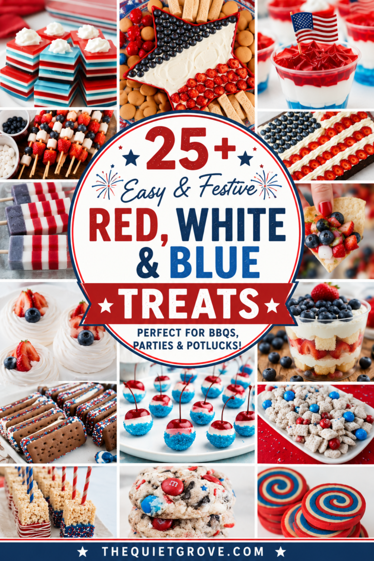 25 Red, White & Blue Patriotic Treats for Every Celebration