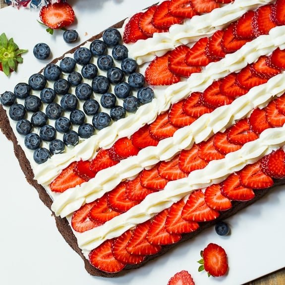 Image for Brownie Flag Recipe