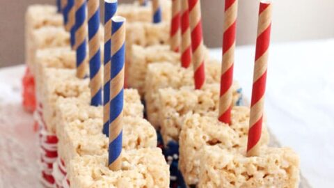 Image for American Flag Rice Krispie Treats