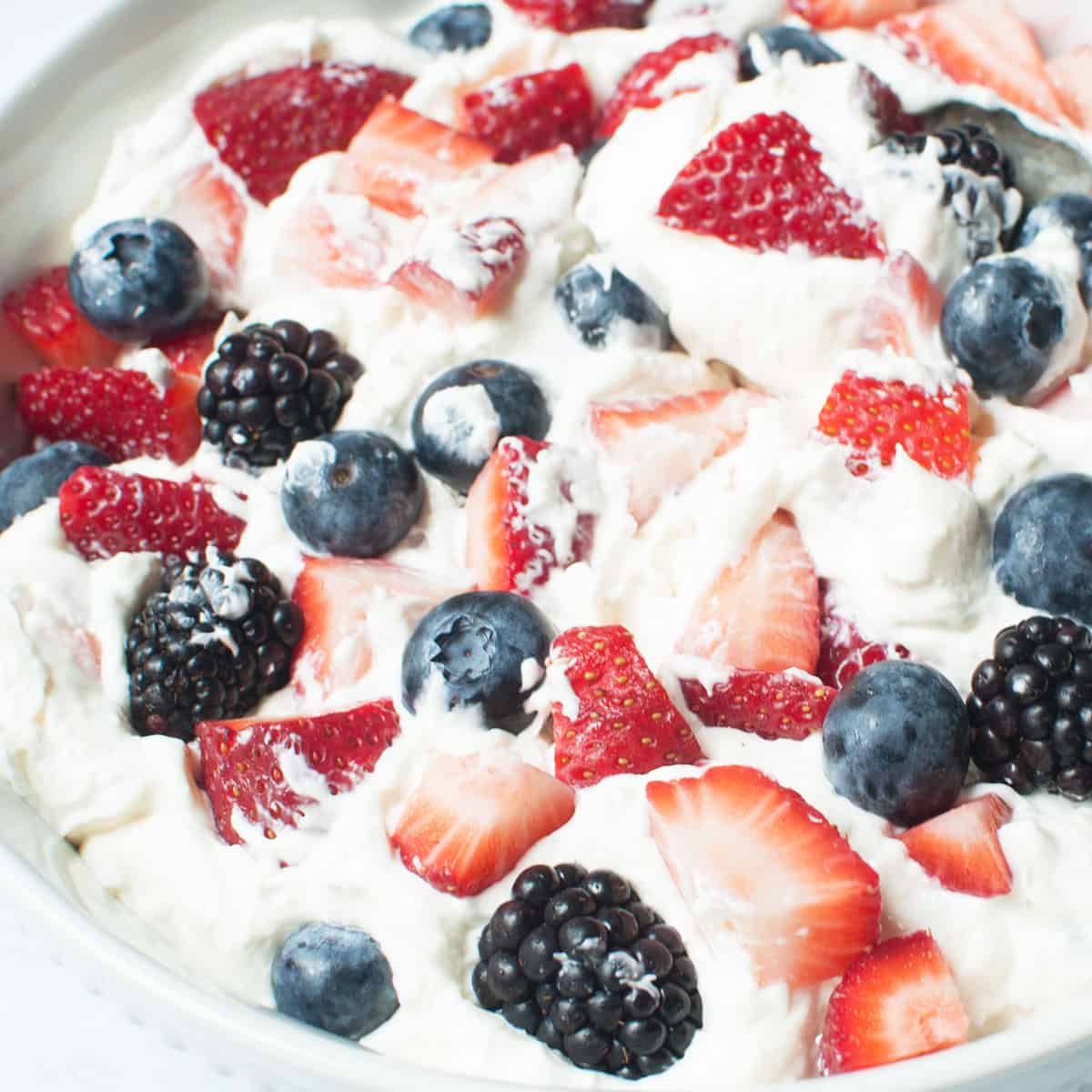 Image for Triple Berry Cheesecake Fruit Salad